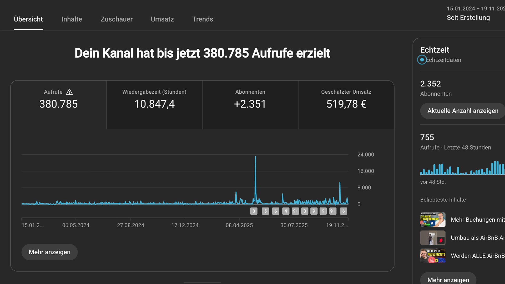 Content Ergebnis Screenshot